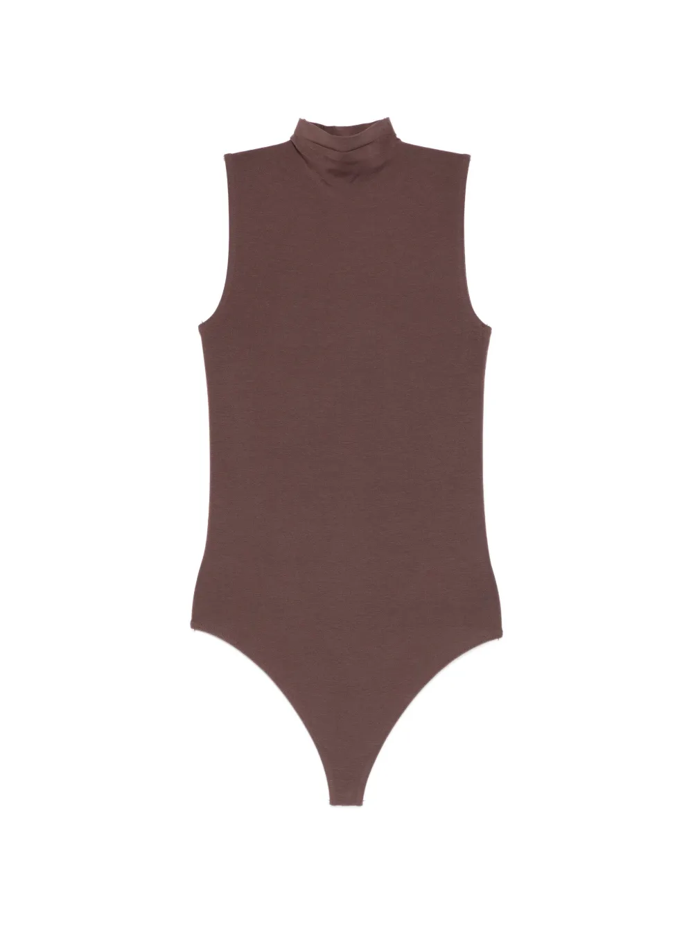 Wolford roll-neck sleeveless bodysuit - Marrone