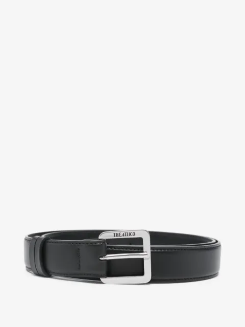 The Attico logo leather belt