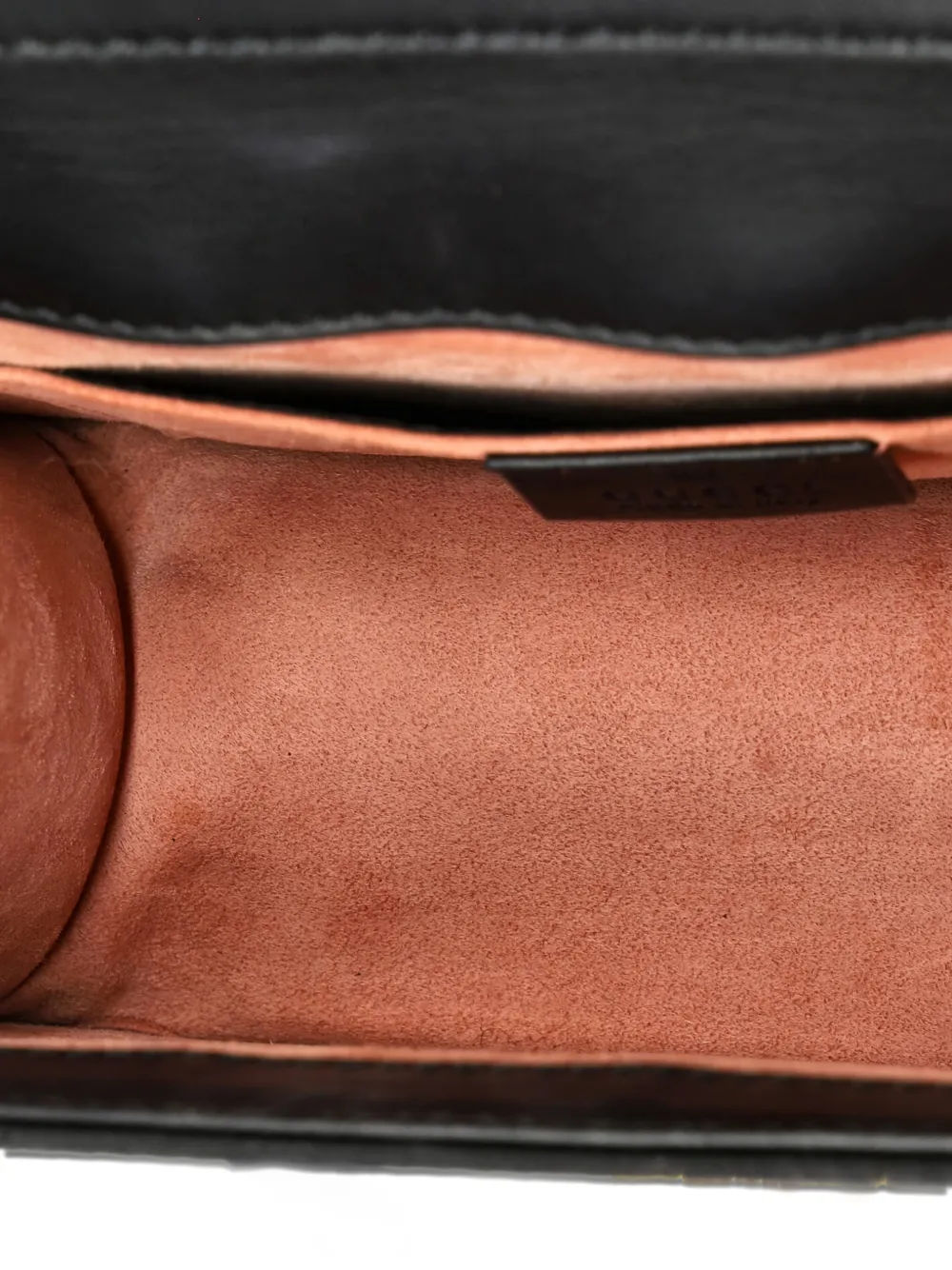 GUCCI Pre-owned Sylvie Top Handle Bag Crystal Embellished Satin Mini Satchel In Black