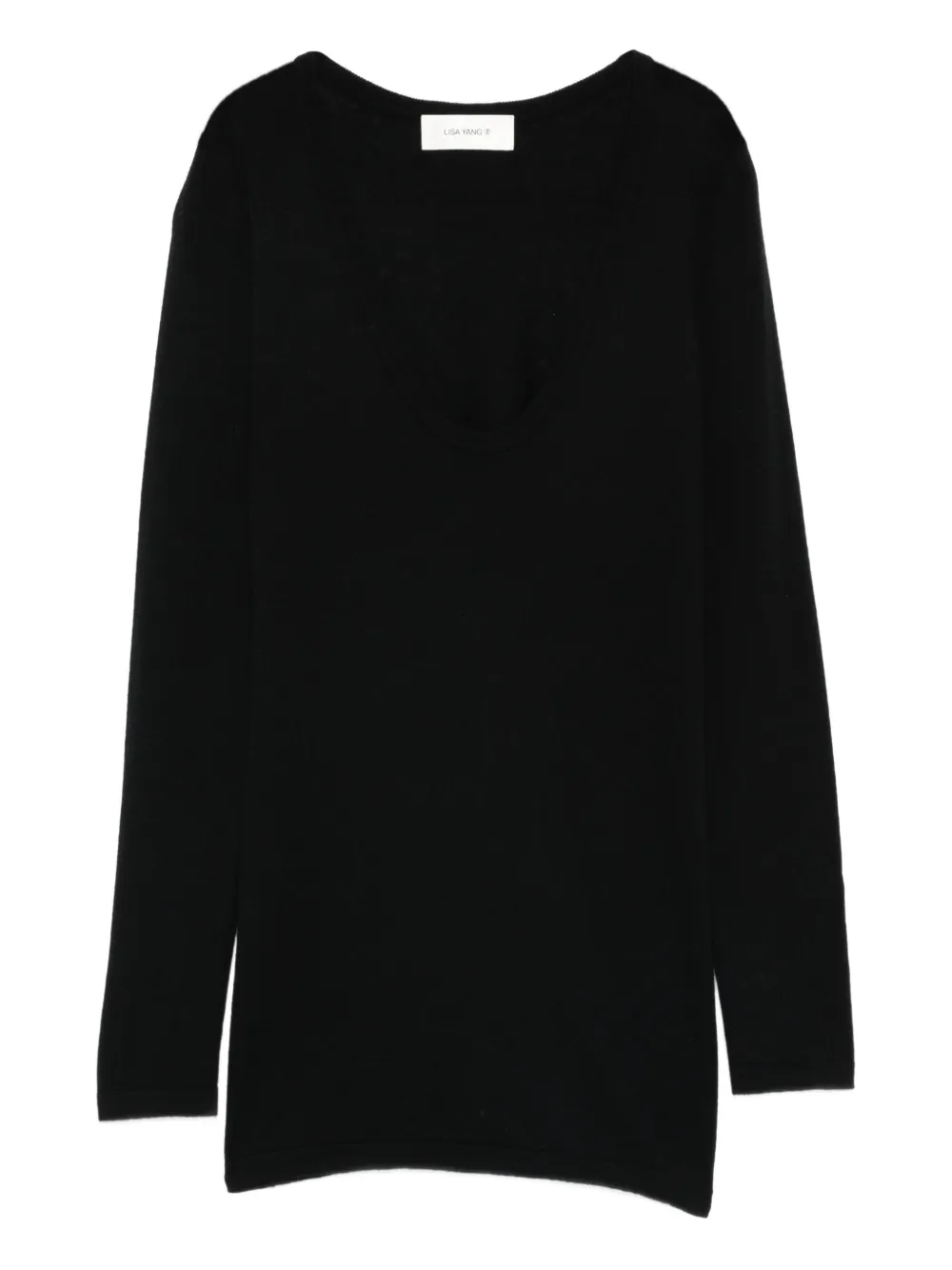 Lisa Yang Amalea scoop-neck top | Black | Image 1