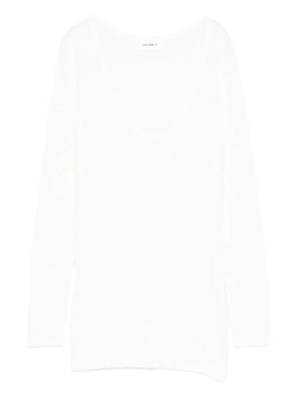 Lisa Yang Amalea scoop-neck top | blanco | Image 1