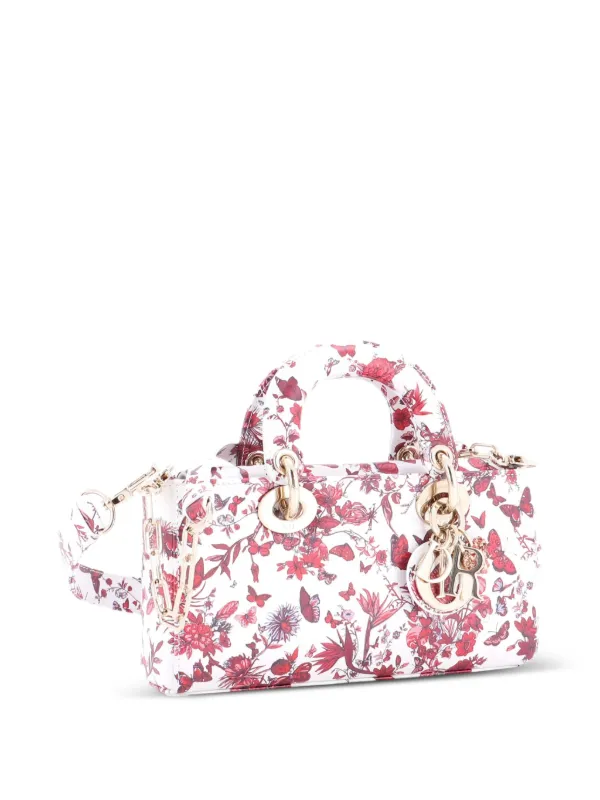 Christian Dior Pre-Owned Lady D-Joy Bag Printed Leather Small