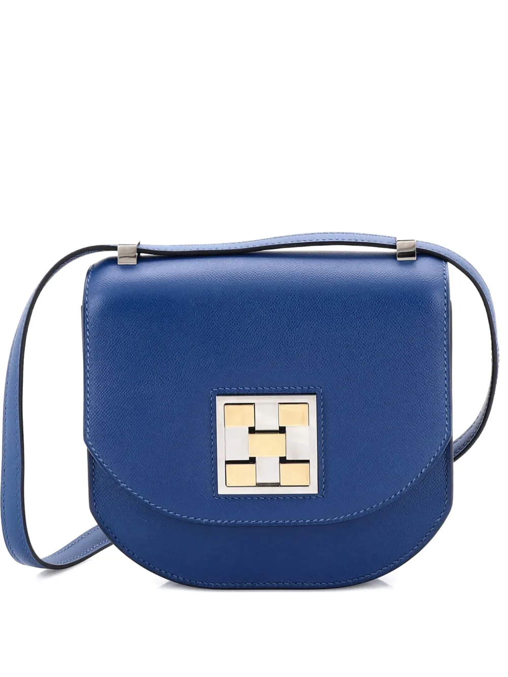 Hermès Pre-Owned Borsa a spalla Mosaique au 24 Bag Madame 17 - Blu