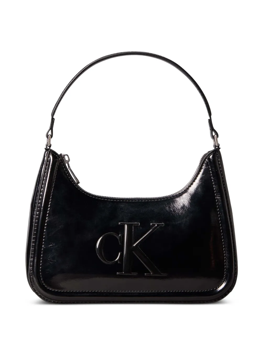 Calvin Klein zip-fastening logo-detail shoulder bag - Nero