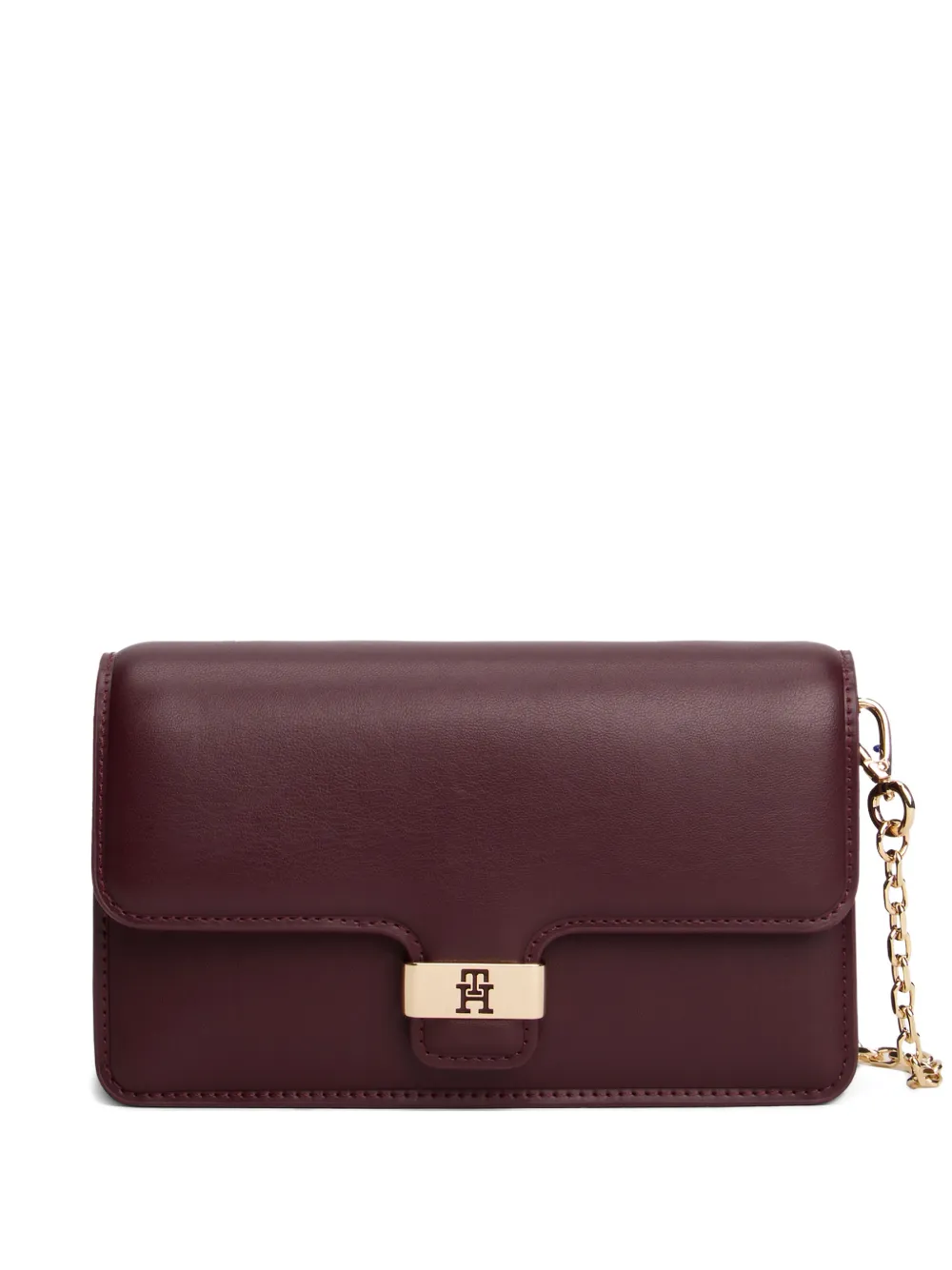 Tommy Hilfiger logo-plaque chain mini bag - Rosso