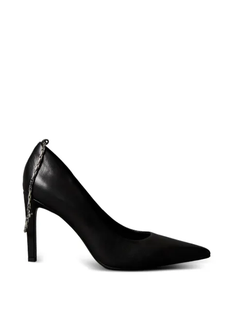 Calvin Klein chain-embellished pointed-toe pumps