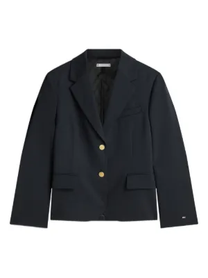 Erika Cavallini ストライプ シングルジャケット | ブルー | FARFETCH JP