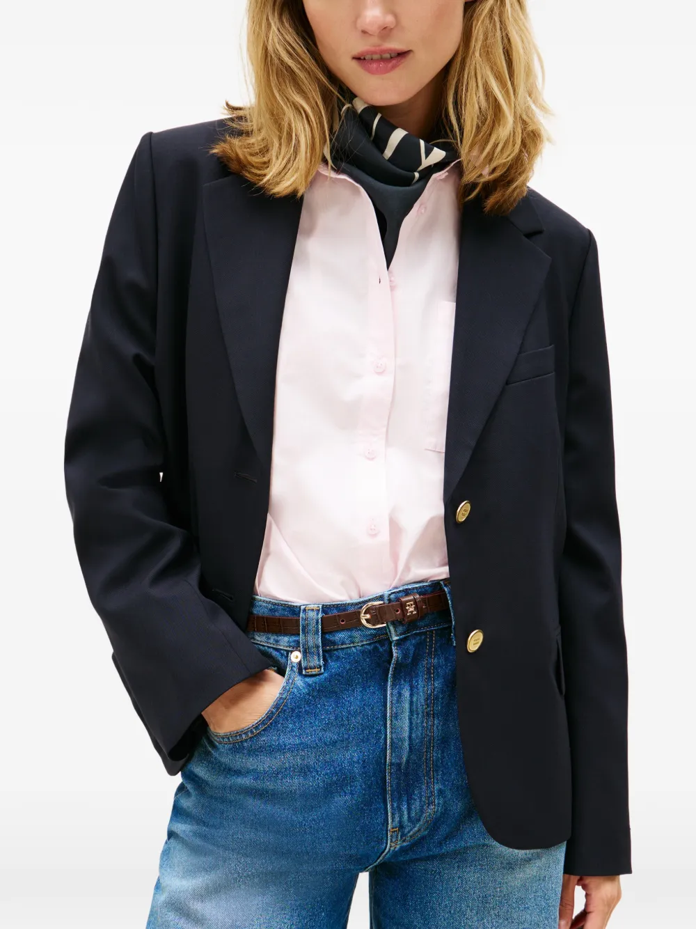 Tommy Hilfiger Blazer met knopen Blauw