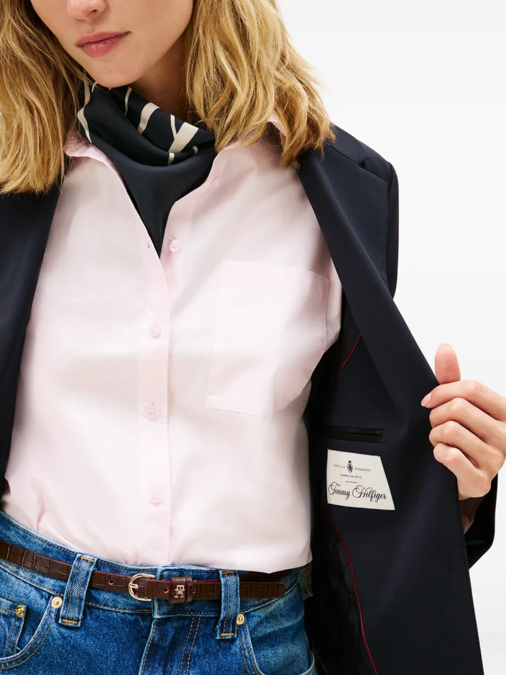 Tommy Hilfiger Blazer met knopen Blauw
