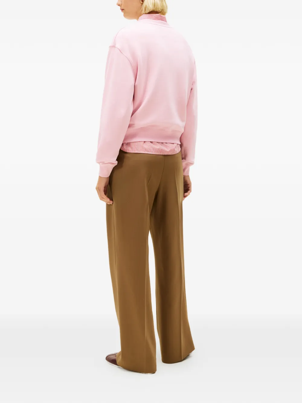 Tommy Hilfiger logo-embroidered sweatshirt - Rosa