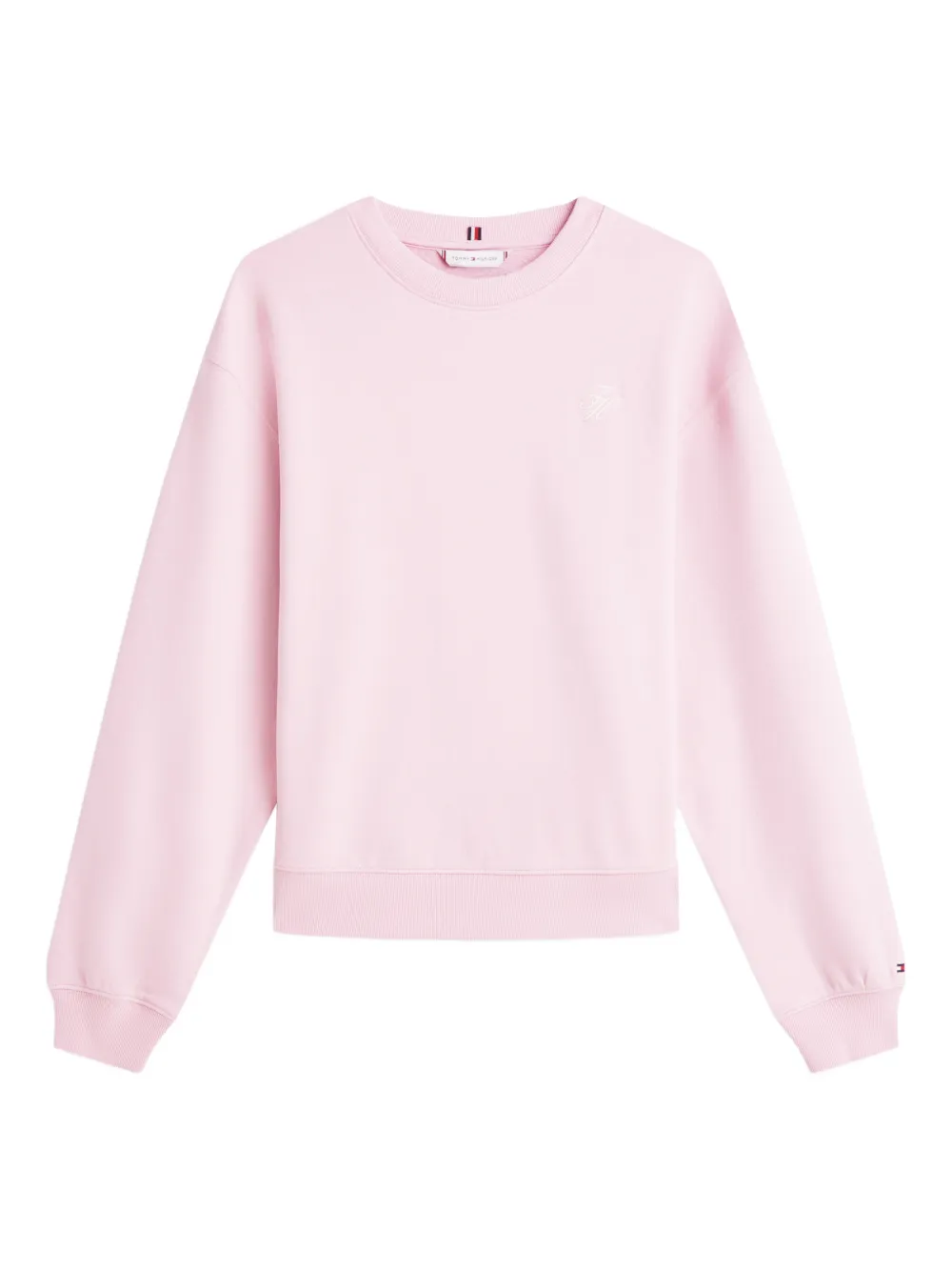 Tommy Hilfiger logo-embroidered sweatshirt - Rosa