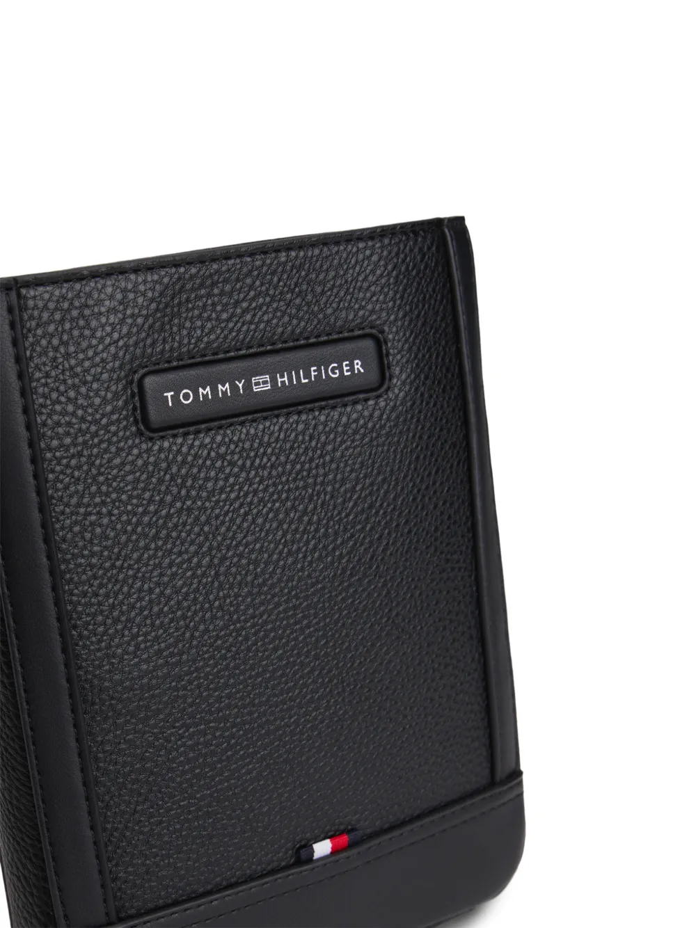  Tommy Hilfiger Logo-plaque Messenger Bag - Black 
