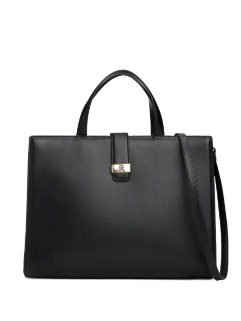 Tommy Hilfiger logo-plaque tote bag