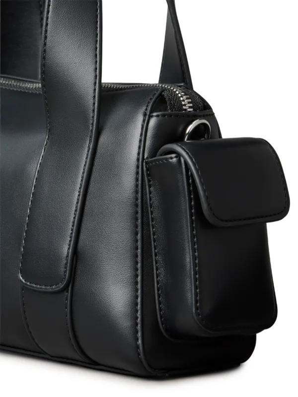 Calvin Klein レザー トートバッグ | ブラック | FARFETCH JP