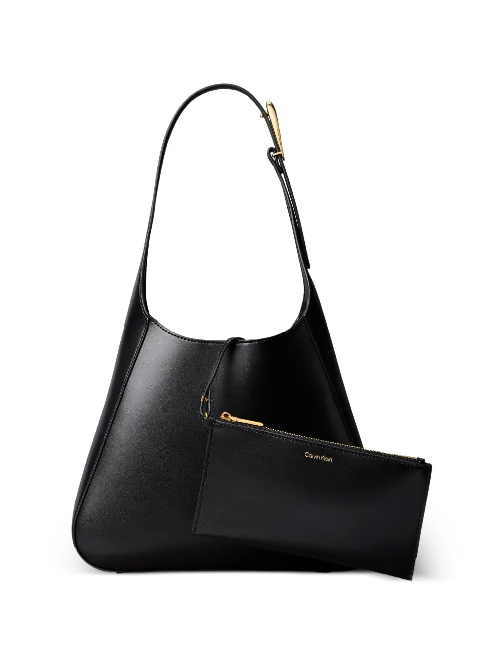Calvin Klein medium trapeze-shape shoulder bag - Nero
