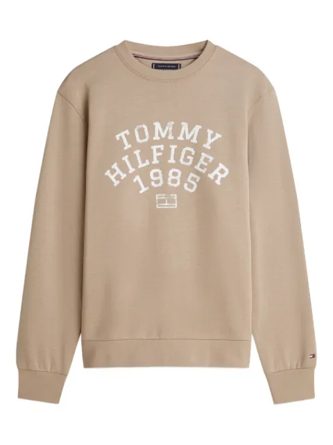 Tommy Hilfiger logo-lettering crew-neck sweatshirt