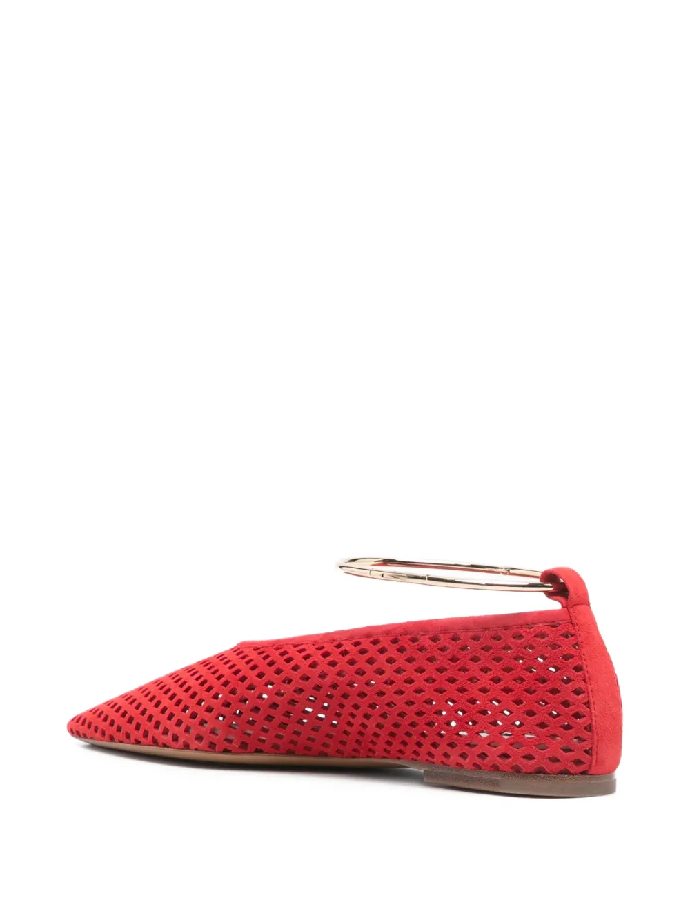 Jil Sander Pumps met enkelbandje Rood
