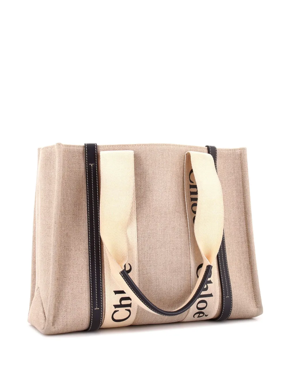 Chloé Pre-Owned Borsa tote Woody media - Blu