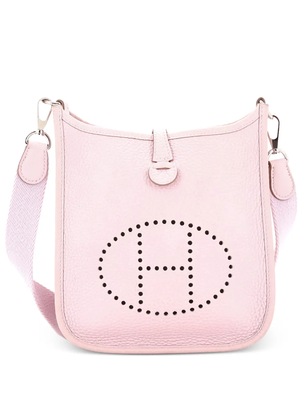 Hermès Pre-Owned Evelyne Bag Gen III Clemence TPM crossbody bag - Rosa