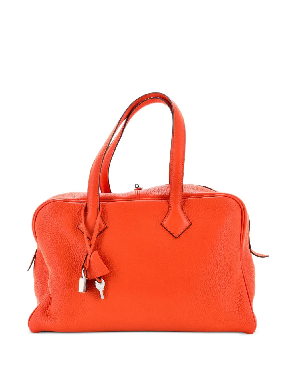 Hermès Pre-Owned Victoria II Bag Clemence 35 satchel - Arancione