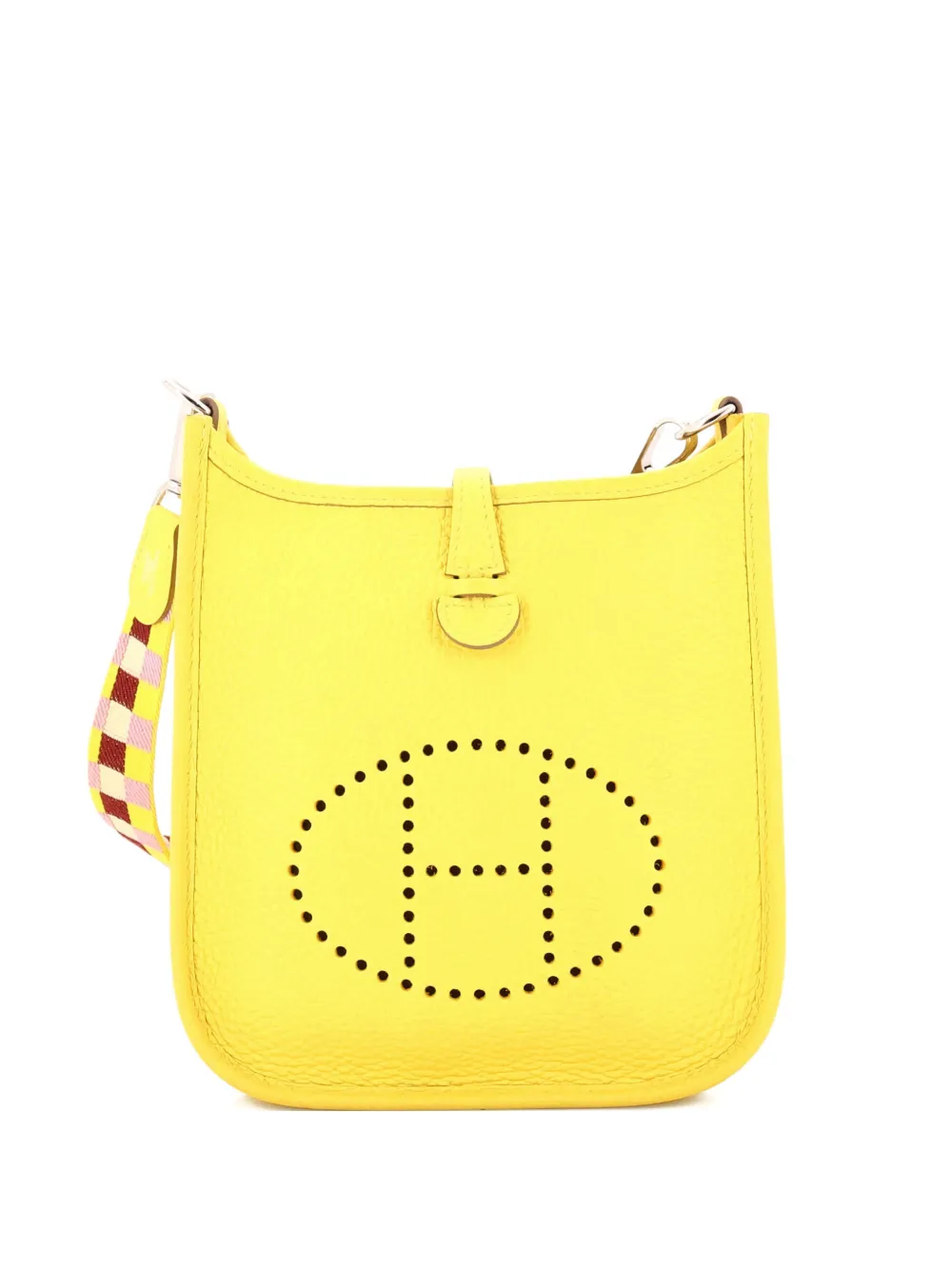 Hermès Pre-Owned Evelyne Bag Gen III Clemence TPM crossbody bag - Giallo