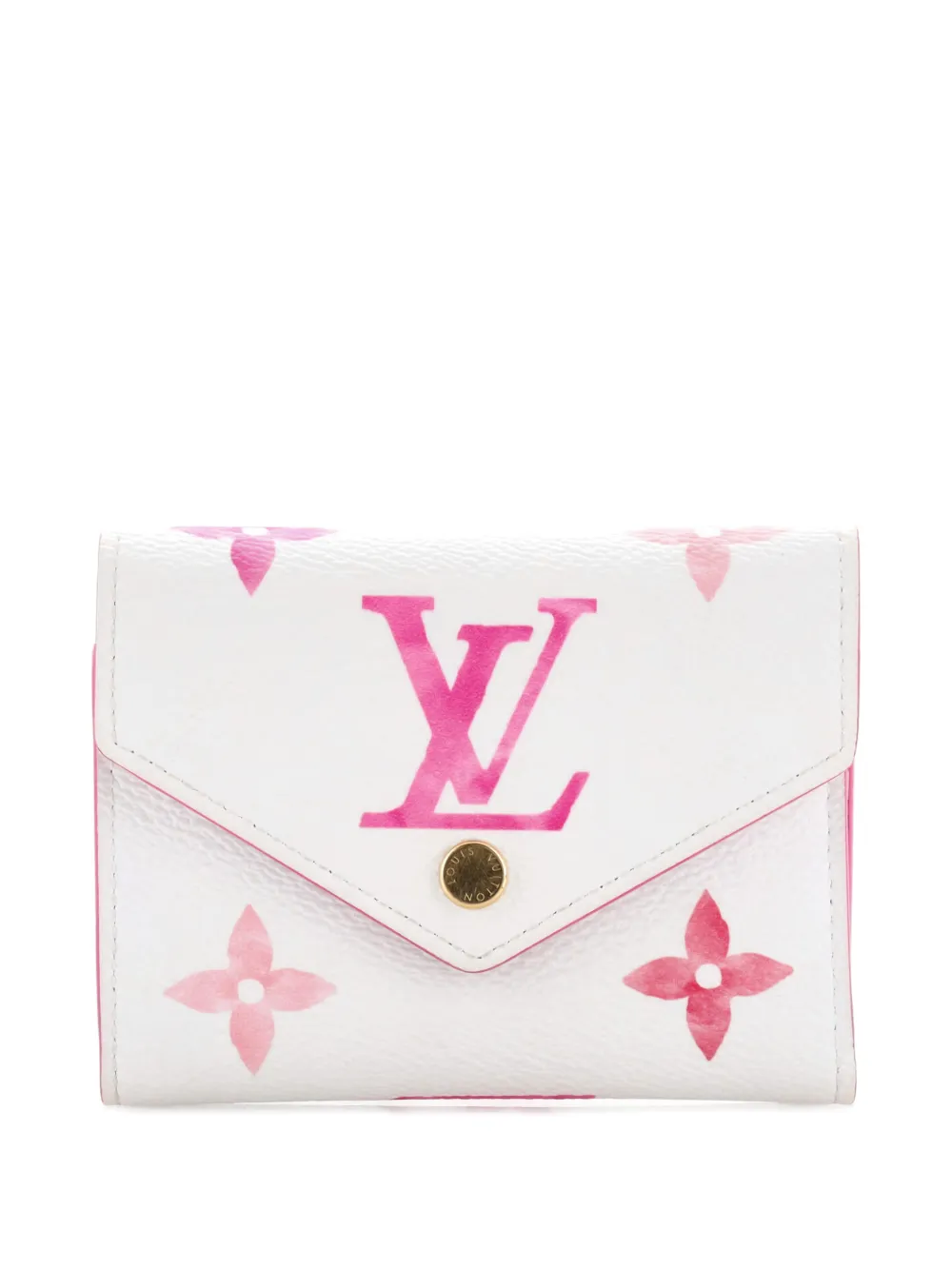 Louis Vuitton Pre-Owned Victorine Wallet By The Pool Monogram Watercolor Giant small wallets - Rosa