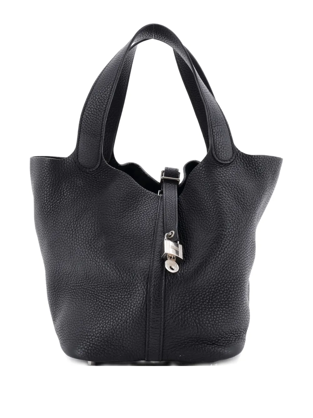 Hermès Pre-Owned Picotin Lock Bag Clemence MM bucket bag | Black | Image 1