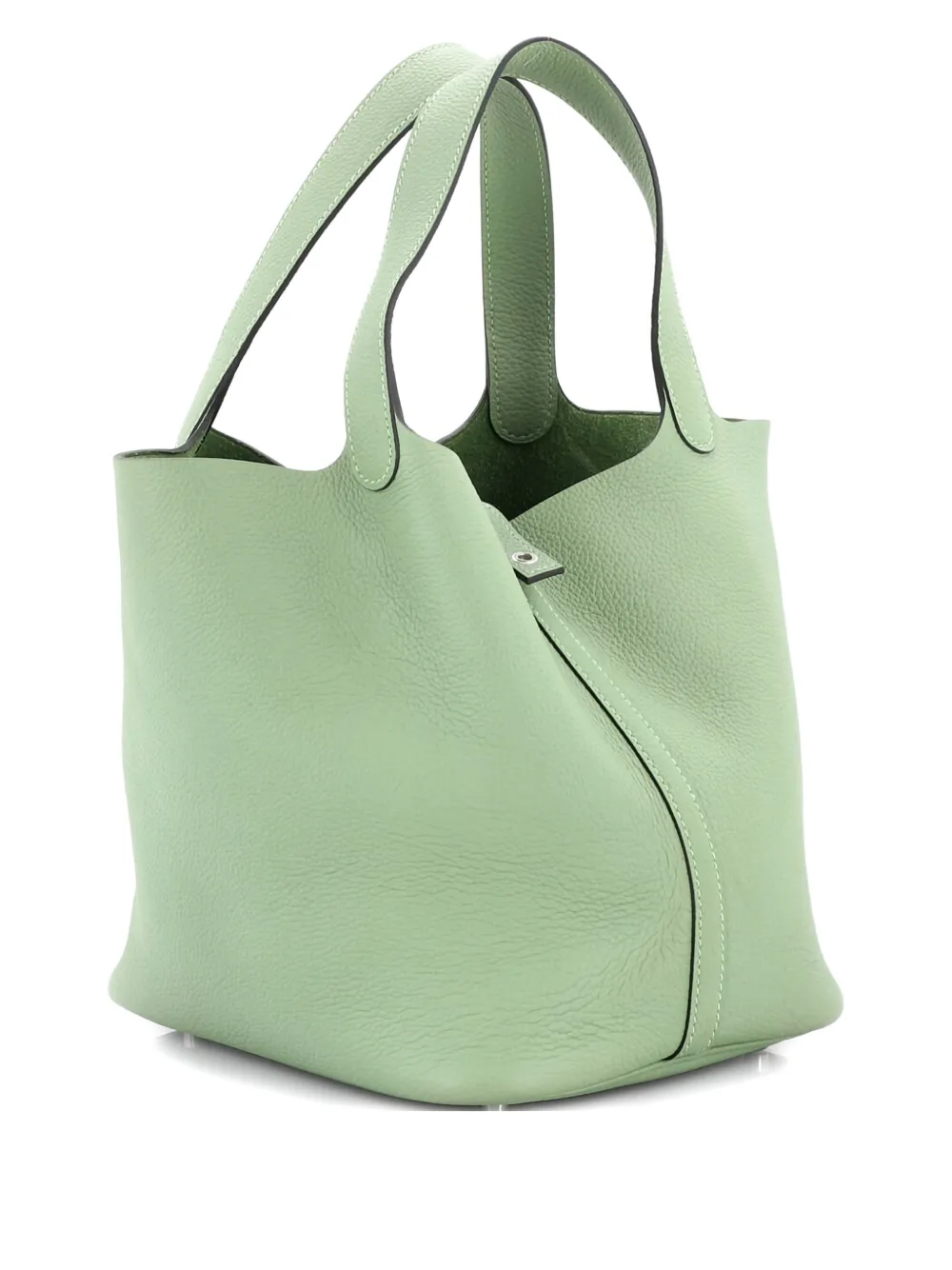 Hermès Pre-Owned Picotin Lock Bag Clemence MM bucket bag | Green | Image 1