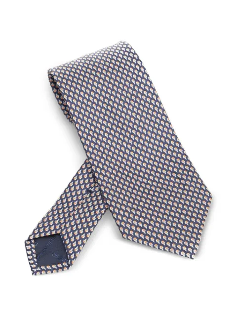 Ferragamo ice-cream-print silk tie