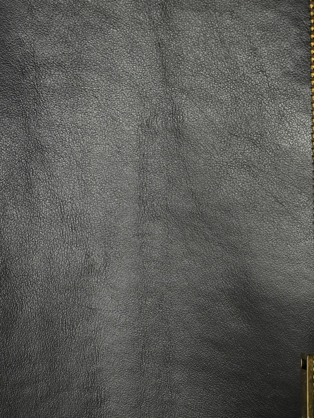 Pre-owned Saint Laurent Classic Monogram College Bag Matelasse Chevron Leather And Suede Large Satchel In Black