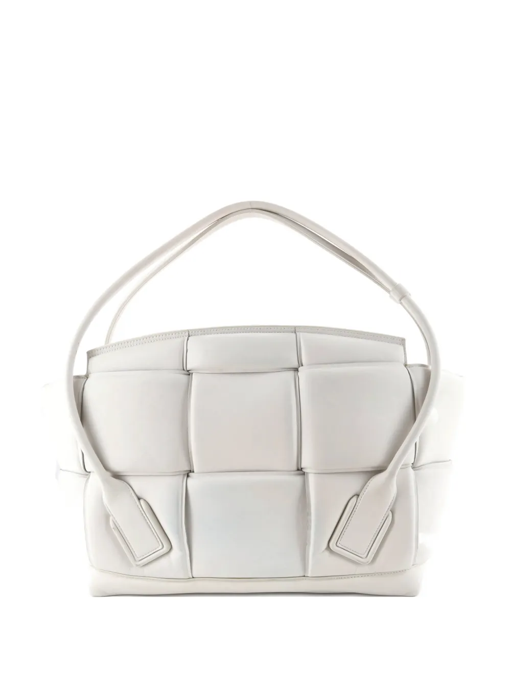 Bottega Veneta Pre-Owned Borsa tote Arco grande in pelle con design Maxi Intrecciato imbottito - Toni neutri