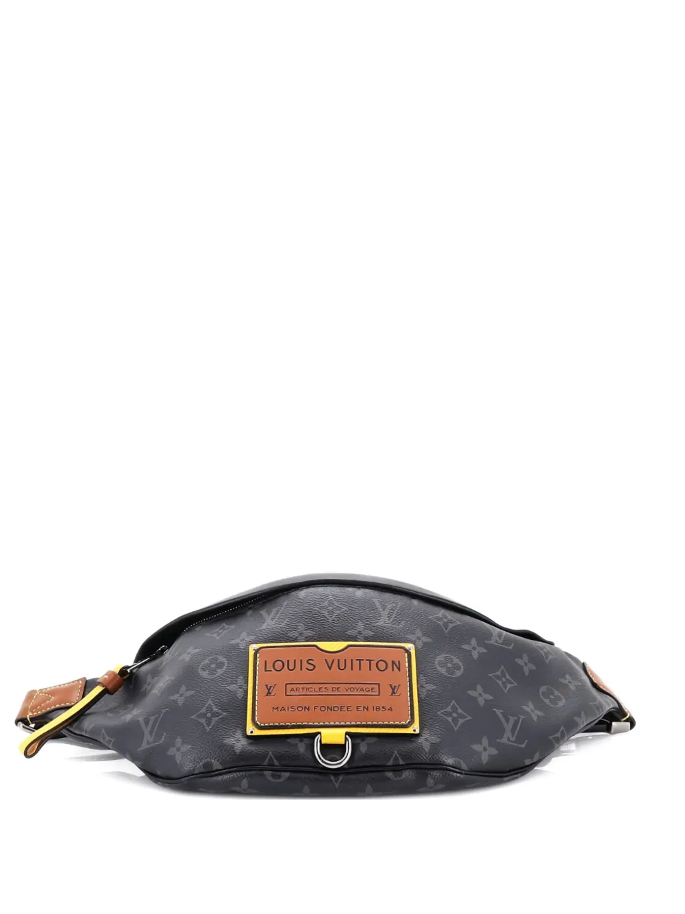 Louis Vuitton Pre-Owned Discovery Bumbag Special Edition Monogram Eclipse Gaston Label belt bag - Nero