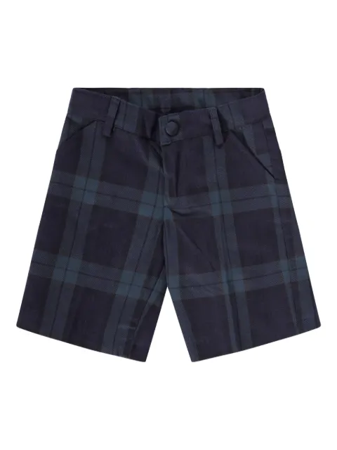 Baroni Firenze Kids tartan shorts