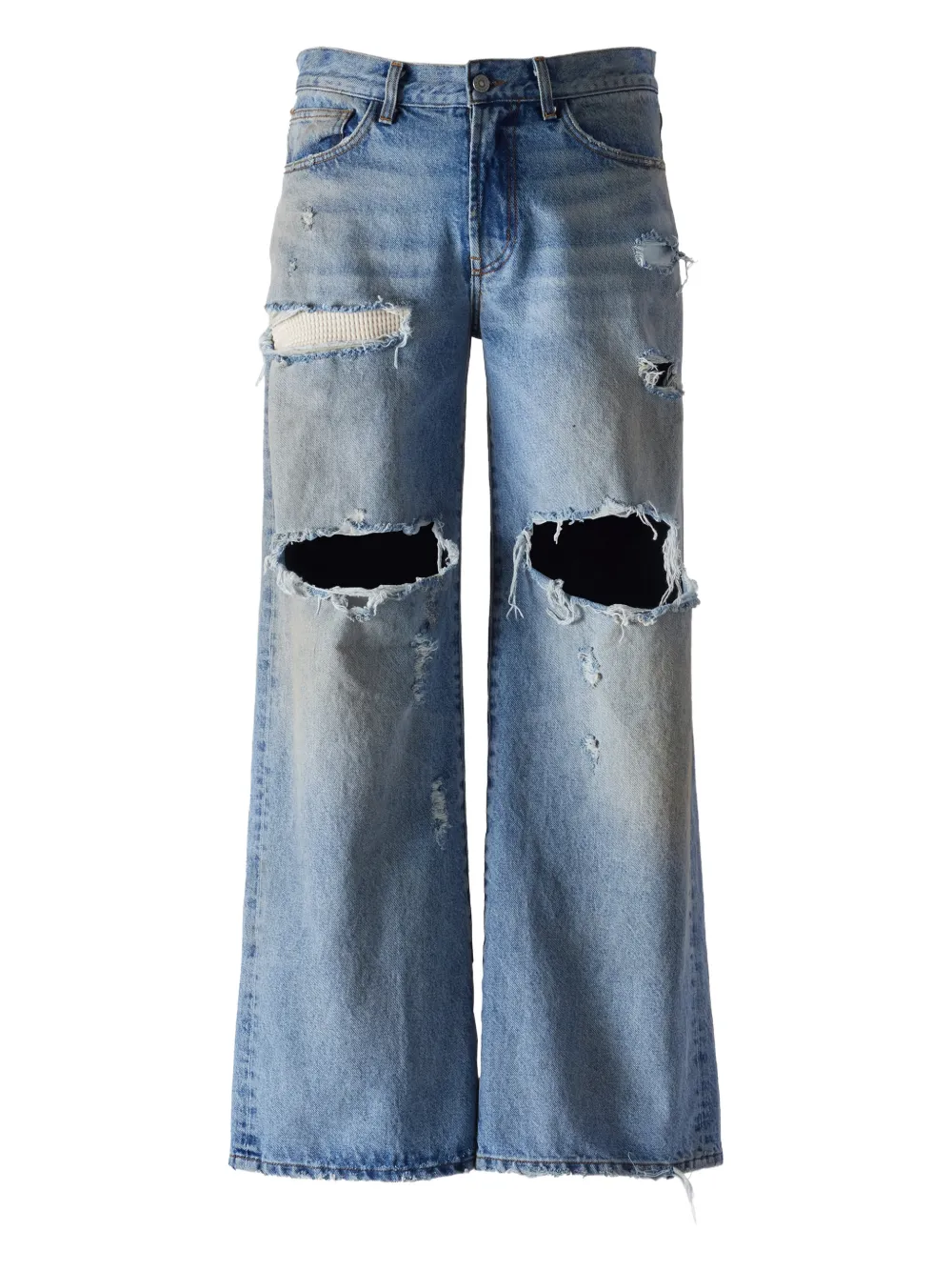 SATOSHI NAKAMOTO five-pockets jeans | Blue | Image 1