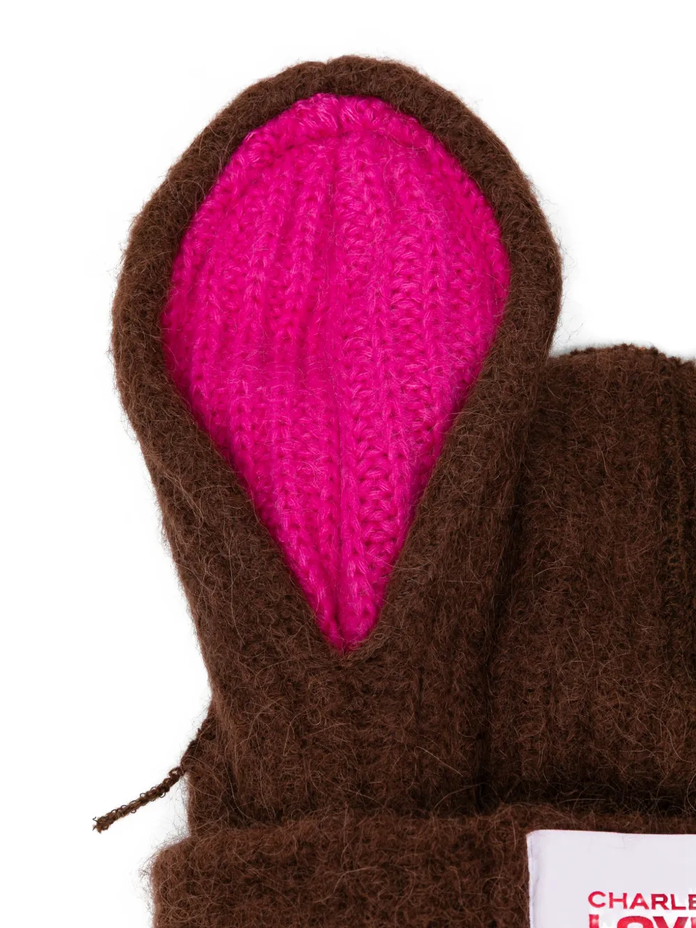 Charles Jeffrey Loverboy Artisanal Rabbit Beanie | Brown | FARFETCH TH