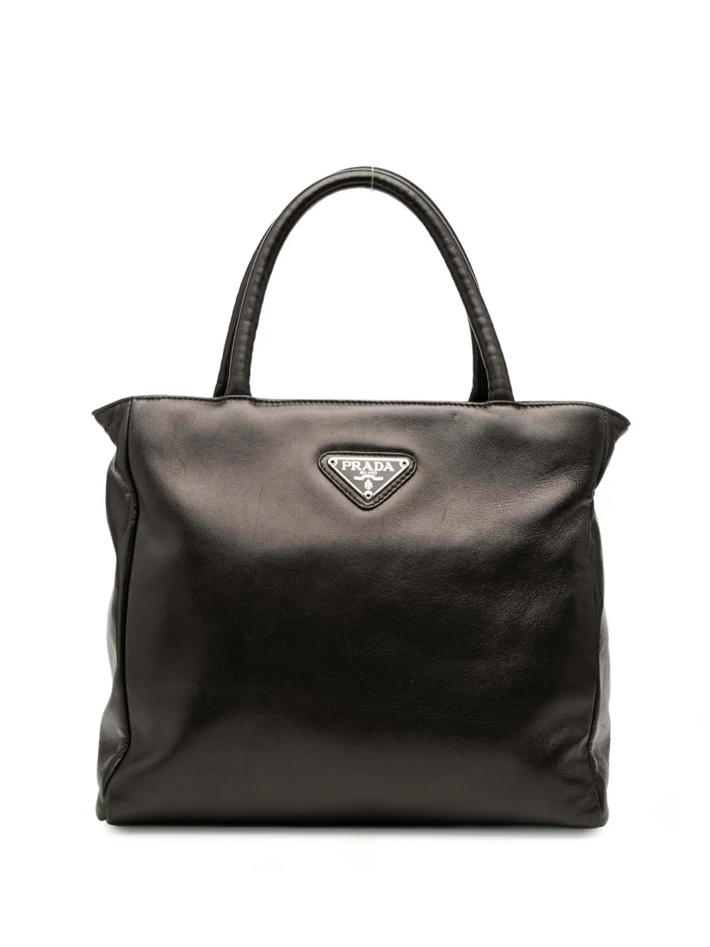 Pre-owned Prada 2000-2013 Nappa Sport Tote Bag In Black