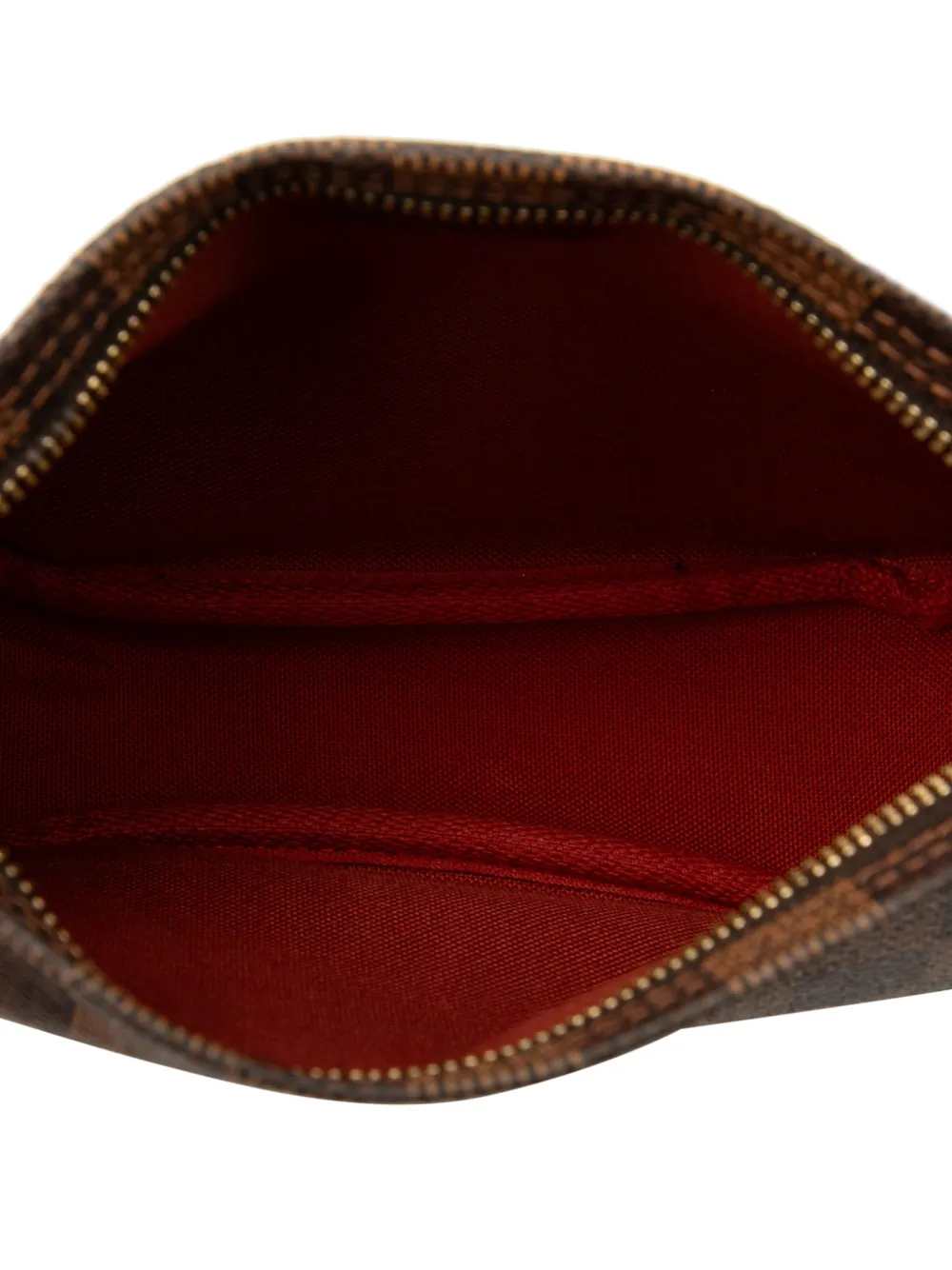 2001 Damier Ebene Trousse Pochette Handbag