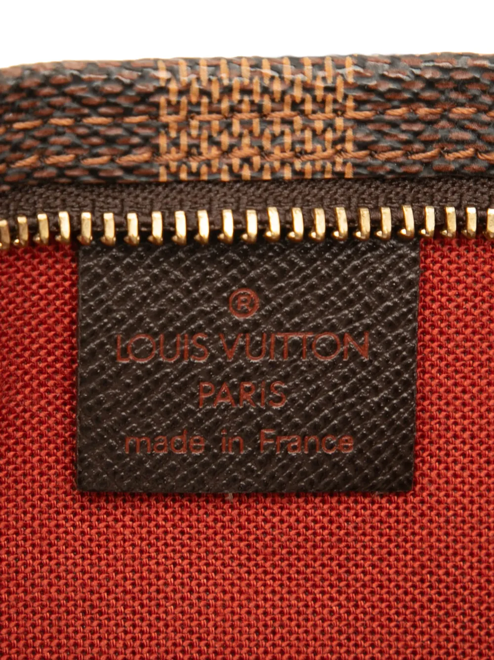 2001 Damier Ebene Trousse Pochette Handbag