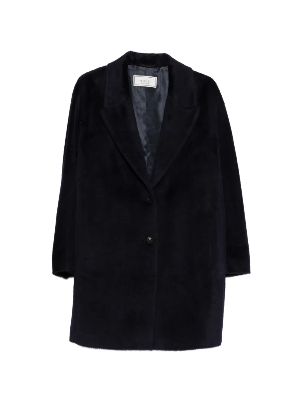 Peserico button single-breasted coat - Blue