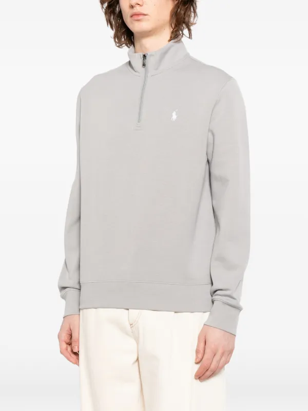 Polo Ralph Lauren ハーフジップ スウェットシャツ | グレー | FARFETCH JP