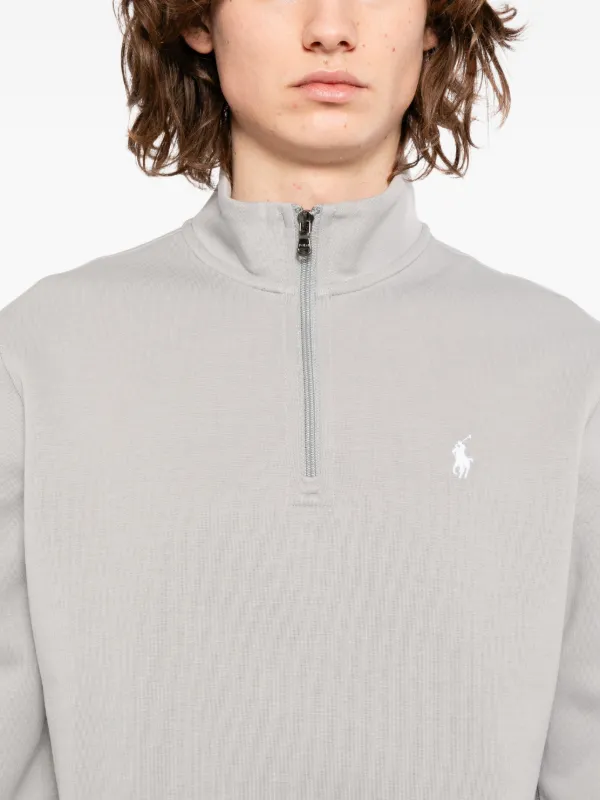 Polo Ralph Lauren ハーフジップ スウェットシャツ | グレー | FARFETCH JP