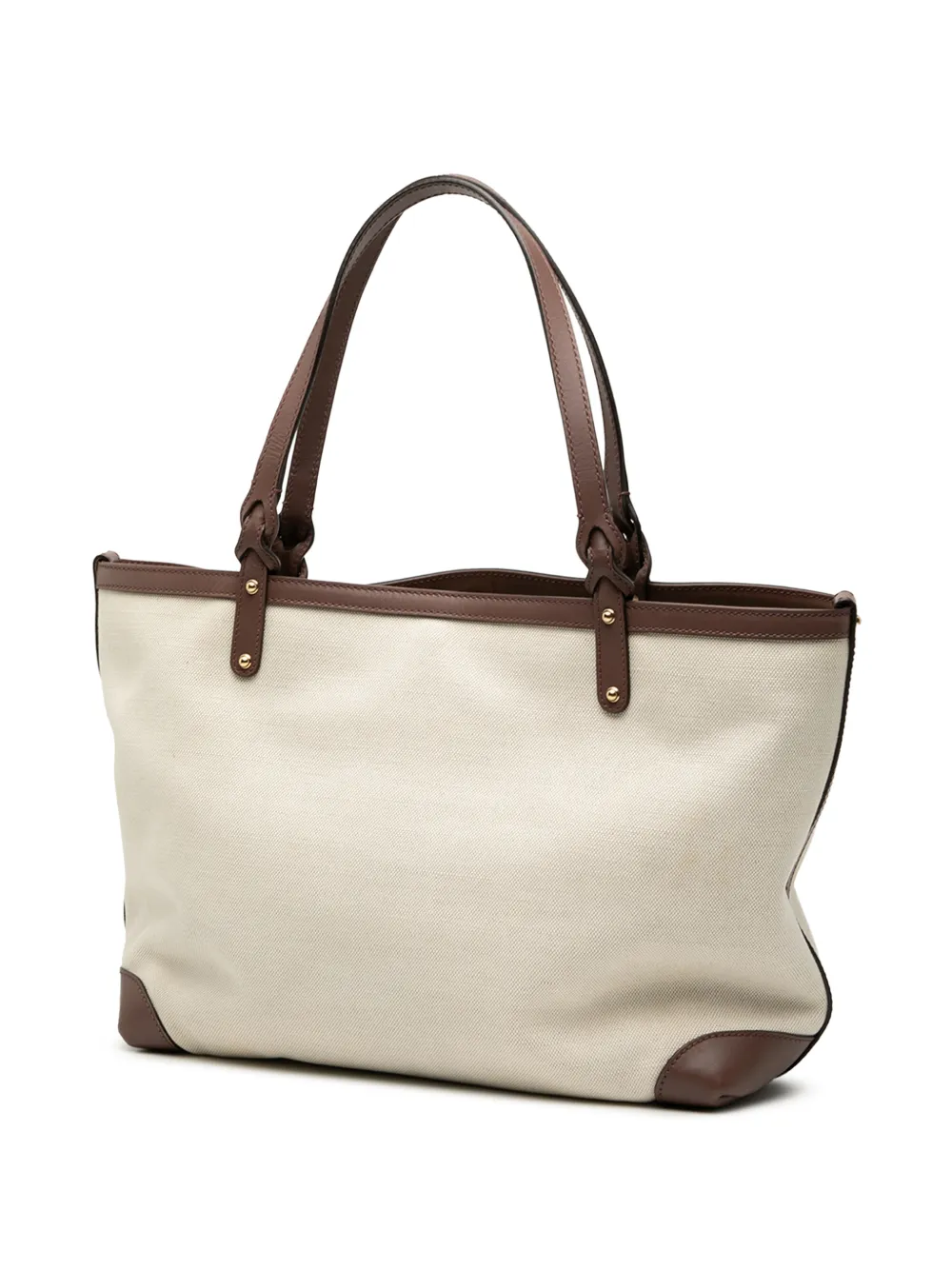  Gucci Pre-owned Borsa Tote Craft In Tela 2000-2015 - Marrone 