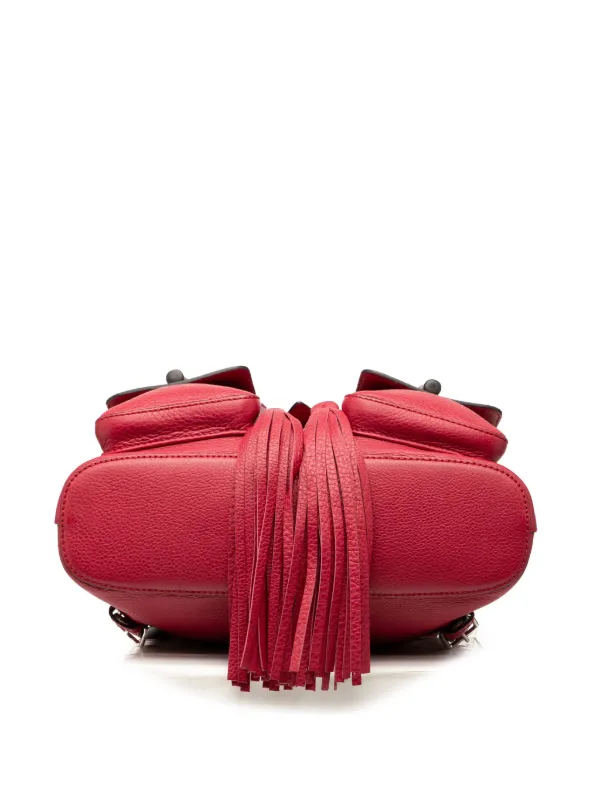 Gucci Pre-Owned 2000-2015 Leather Bamboo Tassel Backpack  display picture 3