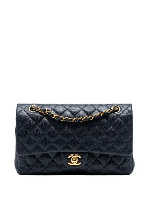 CHANEL Pre-Owned 2016-2017 Medium Classic Caviar Double Flap shoulder bag