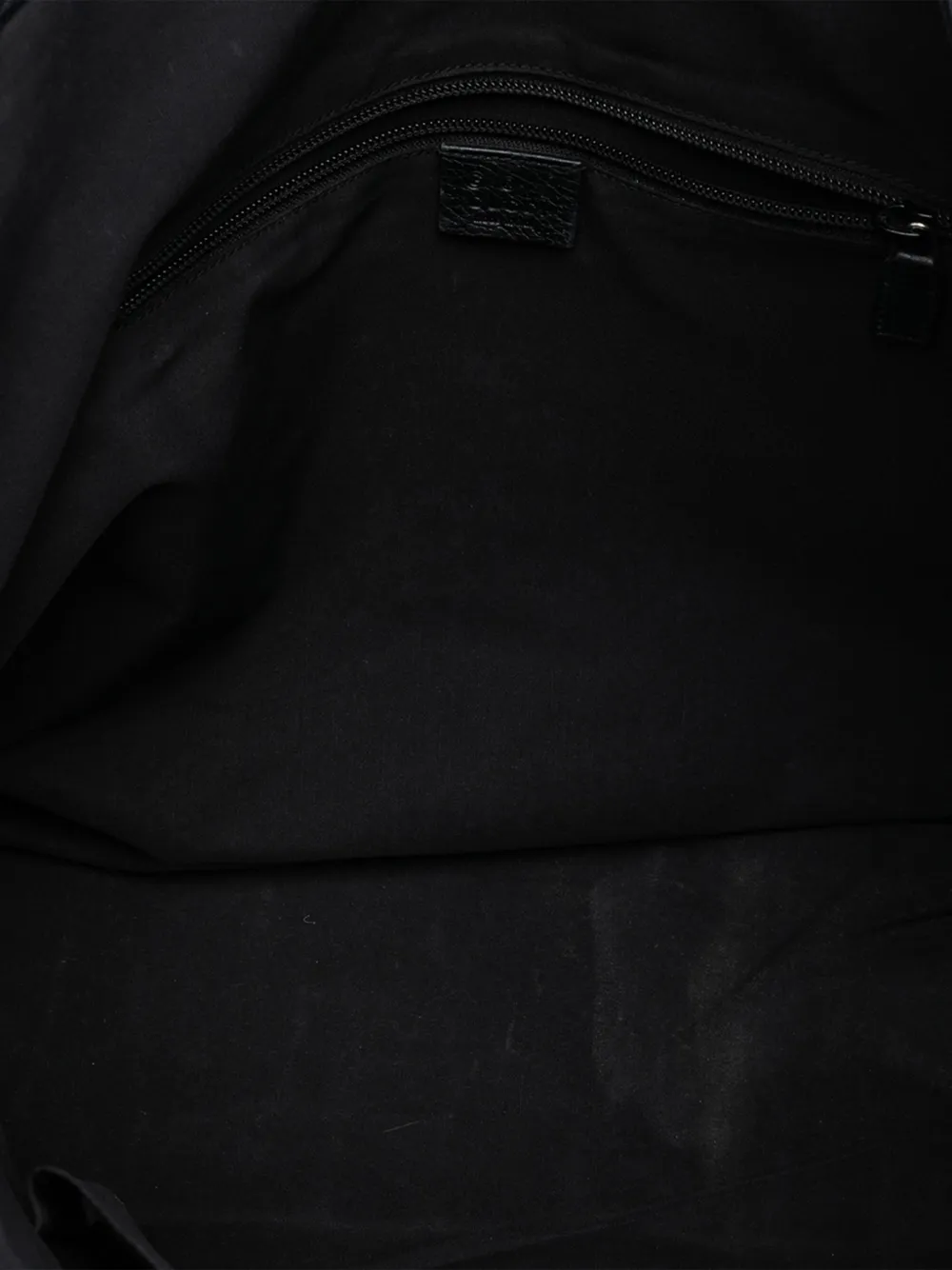 Pre-owned Gucci 2016-2025 Gg Denim Tote Bag In Gray