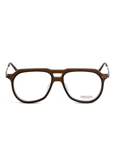 Matsuda browline glasses