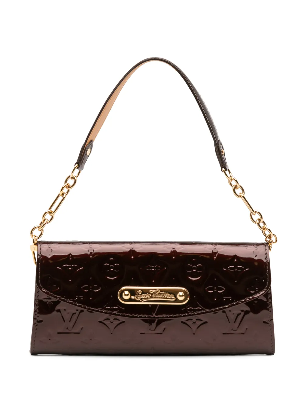 Louis Vuitton Pre-Owned 2010 Monogram Vernis Sunset Boulevard shoulder bag - Viola