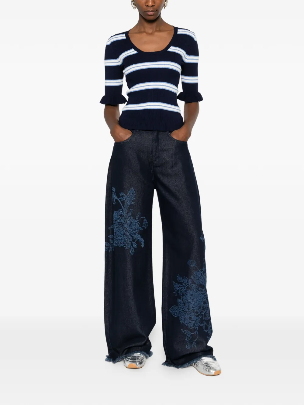 TWINSET striped top - Blauw