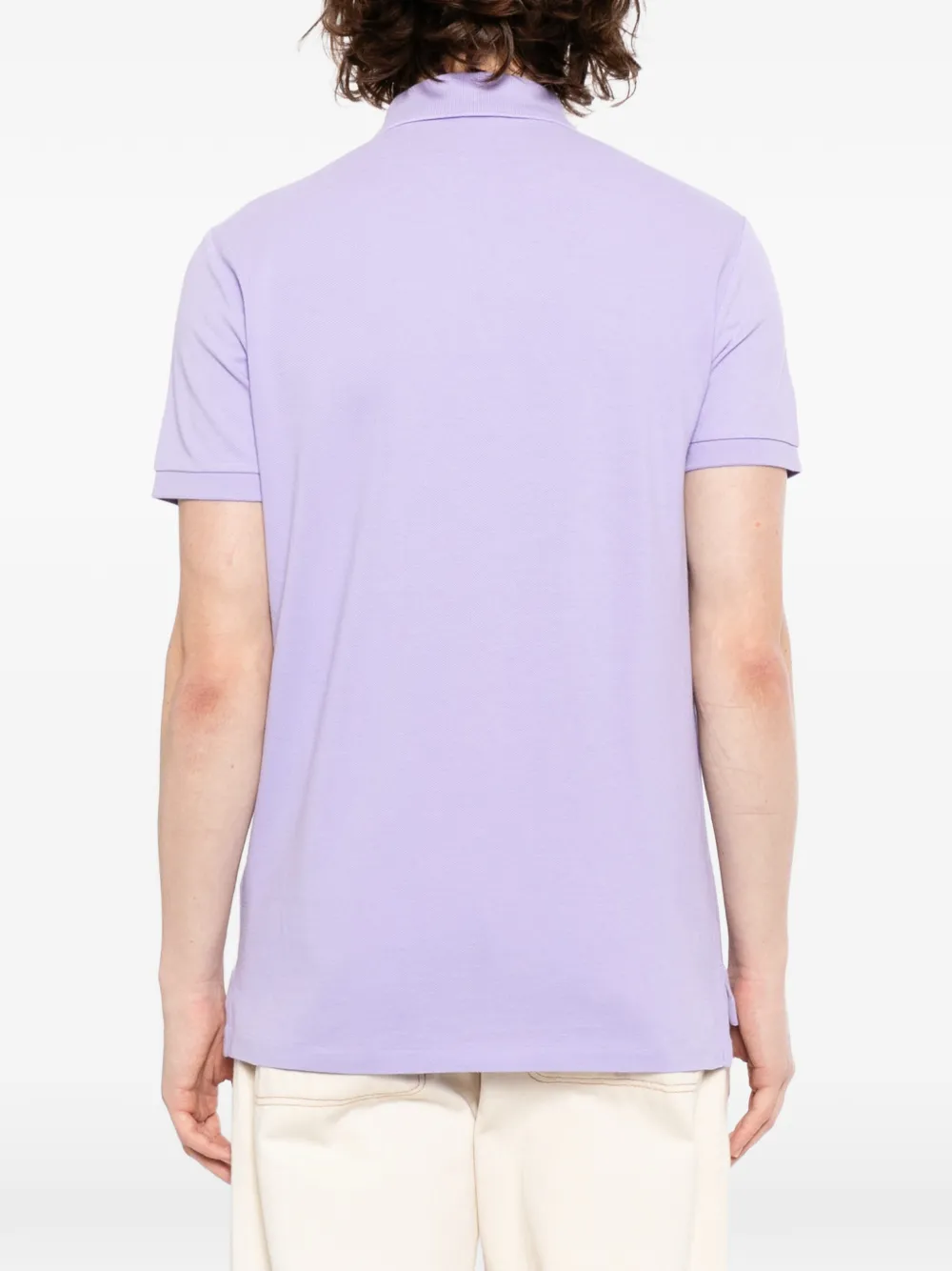 Polo Ralph Lauren Poloshirt met geborduurd logo Paars