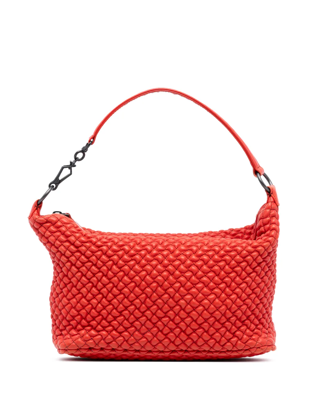 Bottega Veneta Pre-Owned 2011 Quilted Nappa Bubble shoulder bag - Rosso